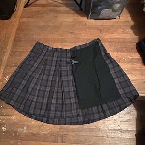 Plaid pleated skirt size 5x